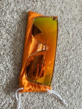 Orange Mirrored Blenders Shield Sunglasses